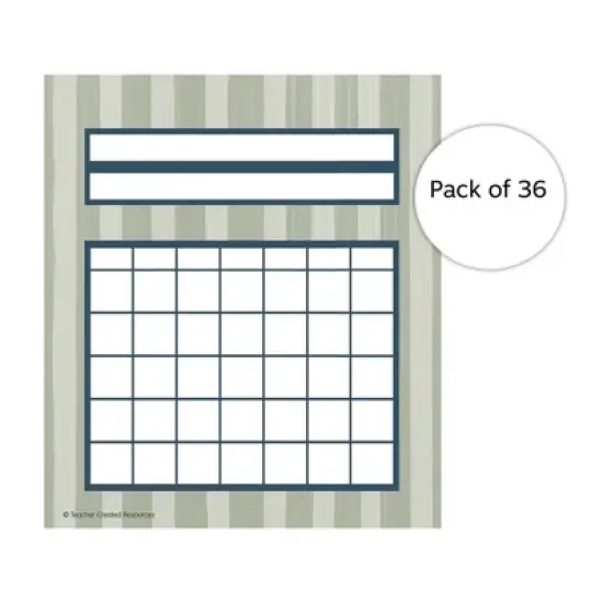 Teacher Created Resources&reg; Classroom Cottage Incentive Charts, 36 Per Pack, 6 Packs image {2}