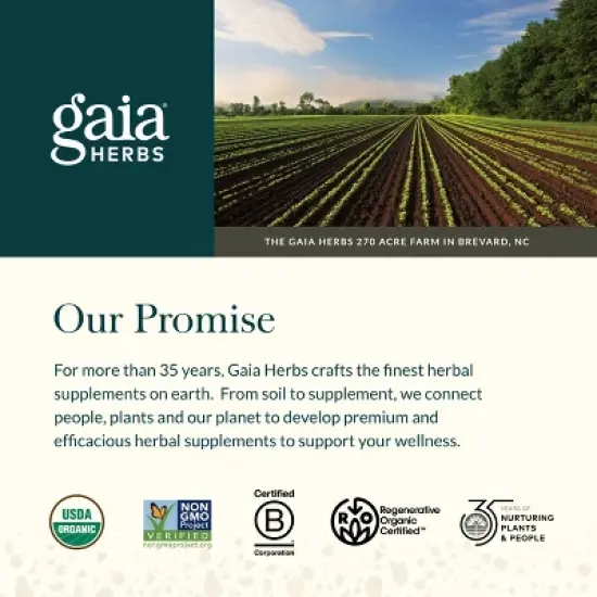 Gaia Herbs Emotional Balance - Stress Support Supplement to Help the Body Cope with Stress - 60 Vegan Liquid Phyto-Capsules image {5}