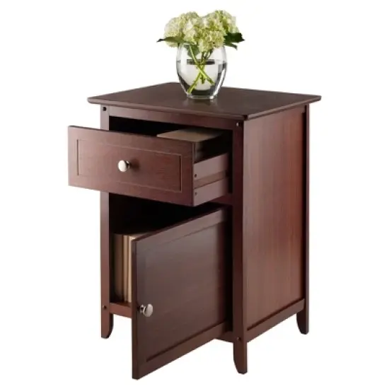 Eugene Nightstand Walnut - Winsome image {1}