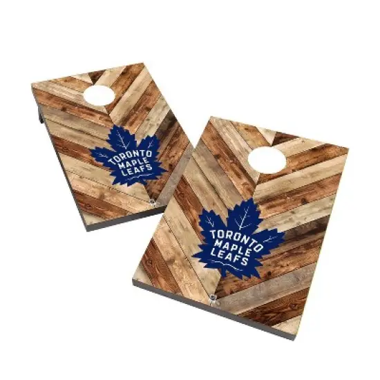 NHL Toronto Maple Leafs 2'x3' Cornhole Bag Toss Game Set image {1}
