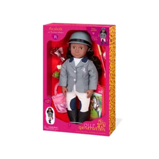 Our Generation Rashida Posable 18" Horseback Riding Doll & Storybook image {8}