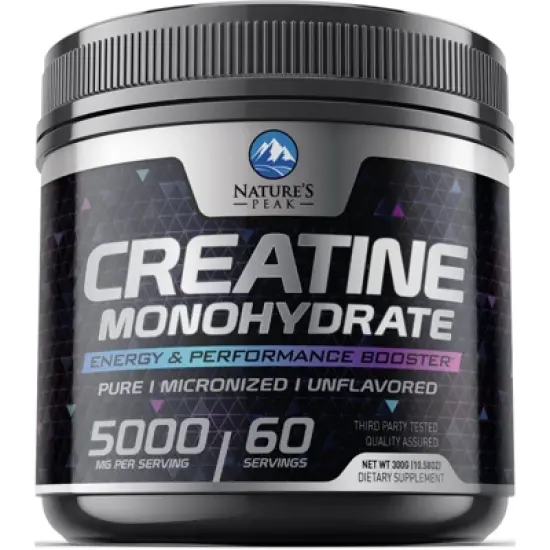 Creatine Powder 5000mg (5g) - Pure Micronized Creatine Monohydrate Supplement Unflavored, Keto Friendly - Creatine Nutritional Supports - 60 Servings image {9}