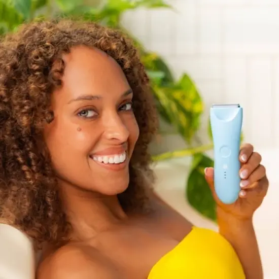 Meridian Pubic & Body Hair Trimmer Signature Ceramic Blade, Single Replacement Blade - Sky image {6}