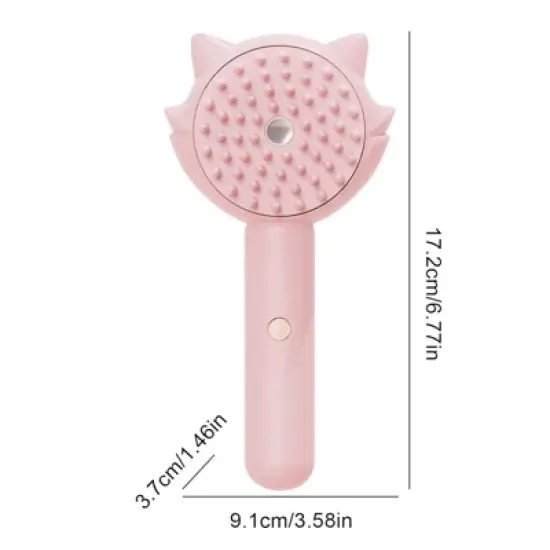 BABYYER Pet Steam Brush Removes For Grooming - Comb For Puppies And Kittens Grooming Massage Cleaning Removal For Home Use Shower image {5}