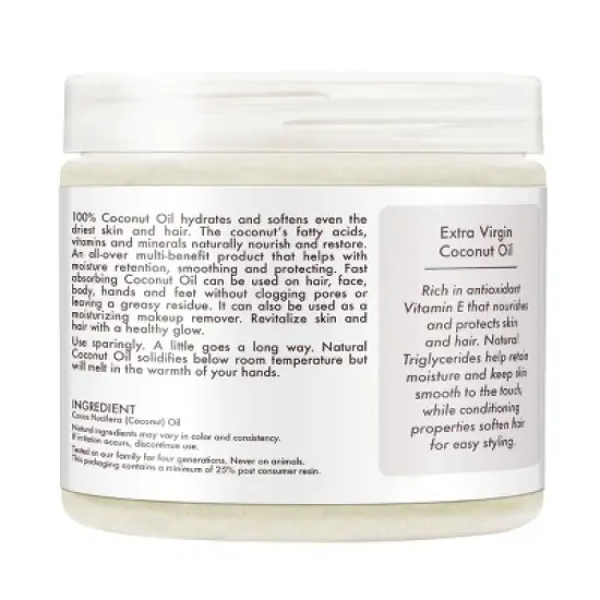 SheaMoisture 100% Extra Virgin Coconut Oil - 15 fl oz image {1}