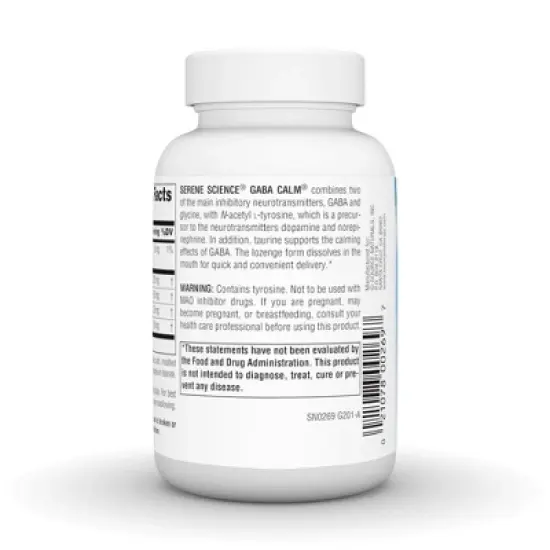 GABA Calm Sublingual-Orange by Source Naturals, Inc.  -  120 Lozenge image {2}