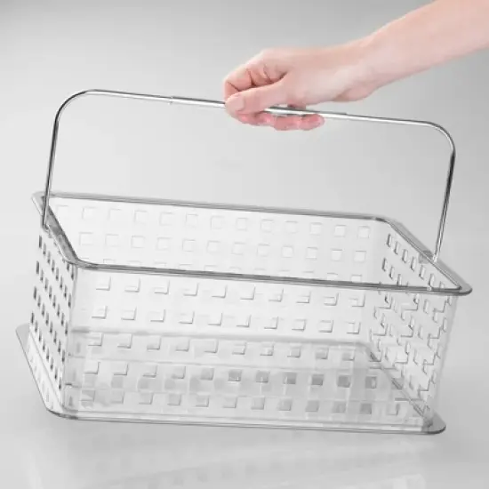 InterDesign Plastic Basket with Handle Collection image {3}