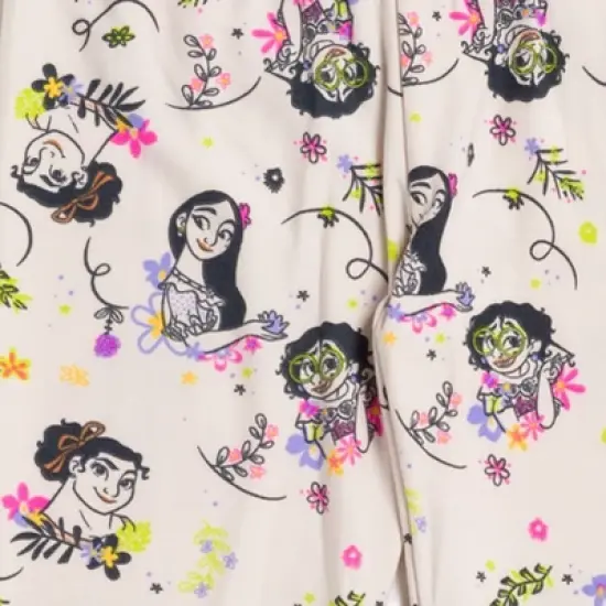 Disney Encanto Isabela Luisa Mirabel Sequin Pullover Fleece Hoodie and Leggings Outfit Set Little Kid to Big Kid image {3}