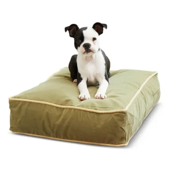 Kensington Garden Buster Rectangle Pillow Dog Bed - Moss image {5}