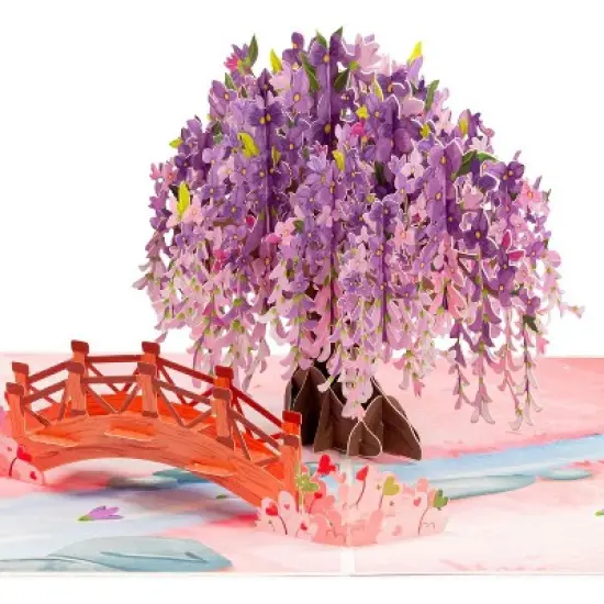 Frndly by Paper Love 3D Wisteria Pop Up Card image {7}
