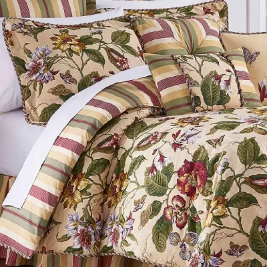 4pc Laurel Springs Reversible Comforter Set - Waverly image {1}
