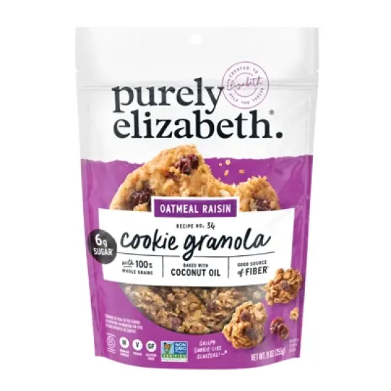 Purely Elizabeth Oatmeal Raisin Cookie Granola - 9oz image {6}