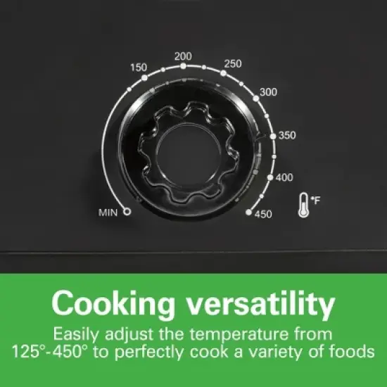 Hamilton Beach 20Qt Roaster Oven 32210: Metal, 3 Settings, 1450W, Bakes & Roasts, Hand Wash, Black, Slow Cooker Function image {7}