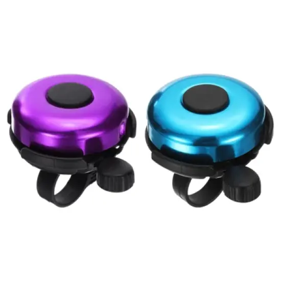 Unique Bargains Aluminum Loud Clear Sound Classic Scooters Bicycle Bells 2 Pcs 2.3" image {7}