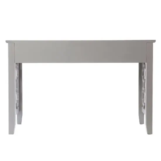 Sylmaer Writing Desk with Storage Gray - Aiden Lane image {6}