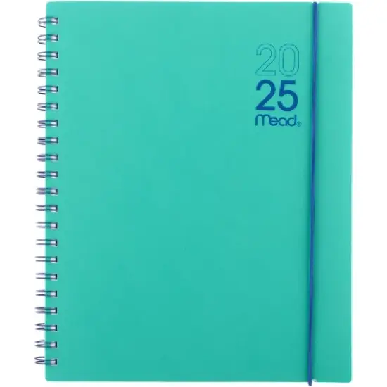Mead Color Pop LG WM Planner January 2025 - March 2026 Aquatic Awe with Electric Indigo image {8}