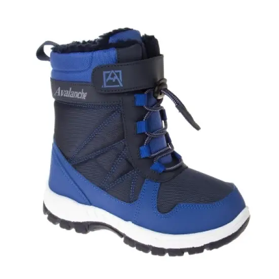 Avalanche Unisex Boys Girls Slip Resistant Faux Fur Lined Winter Snow Boots (Little Kid) image {7}