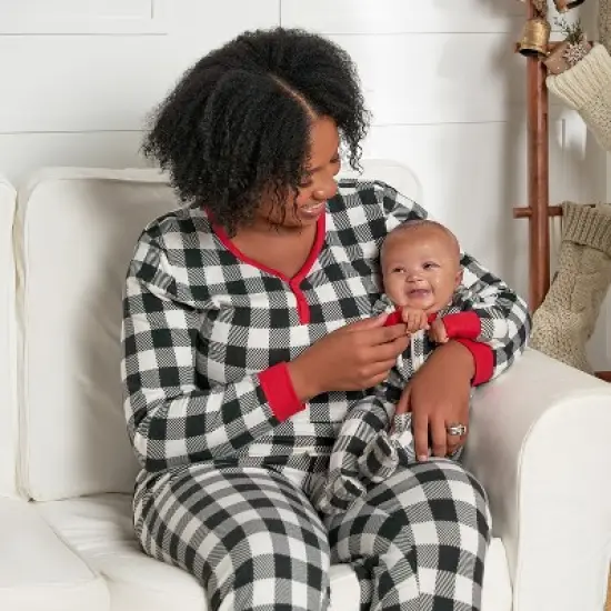 Gerber Holiday Family Pajamas Baby & Toddler Neutral One Piece Footed Pajamas image {8}