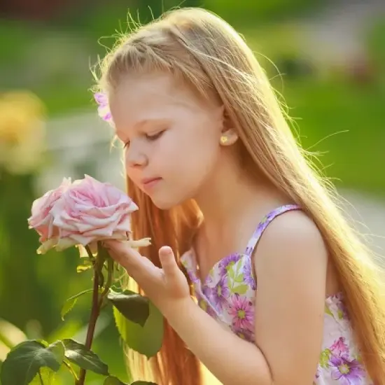 Girls' Heart CZ Screw Back 14k Gold Earrings - In Season Jewelry image {2}