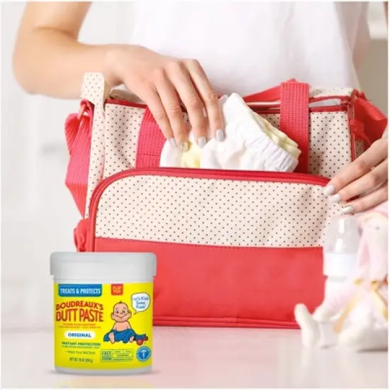 Boudreaux's BP Butt Paste Baby Diaper Rash Cream Original Strength - 16oz image {1}