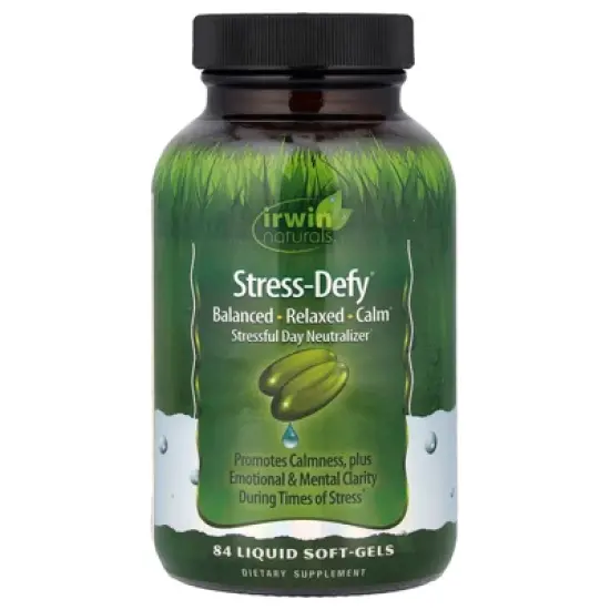 Irwin Naturals Stress-Defy&reg;, 84 Liquid Soft-Gels image {4}