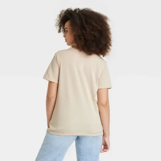 Women's Hello Kitty Short Sleeve Graphic T-Shirt - Brown image {1}