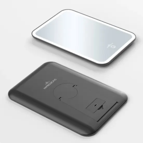 Impressions Vanity Icon Travel LED Makeup Mirror image {7}