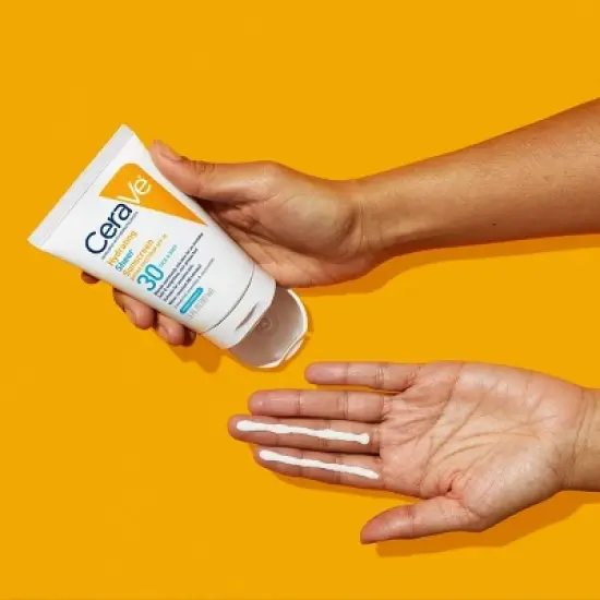 CeraVe Hydrating Sheer Sunscreen Lotion for Face and Body - SPF 30 - 3 fl oz image {6}