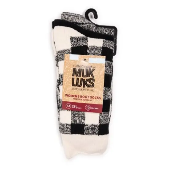 MUK LUKS Women's 3 Pack Boot Socks image {3}