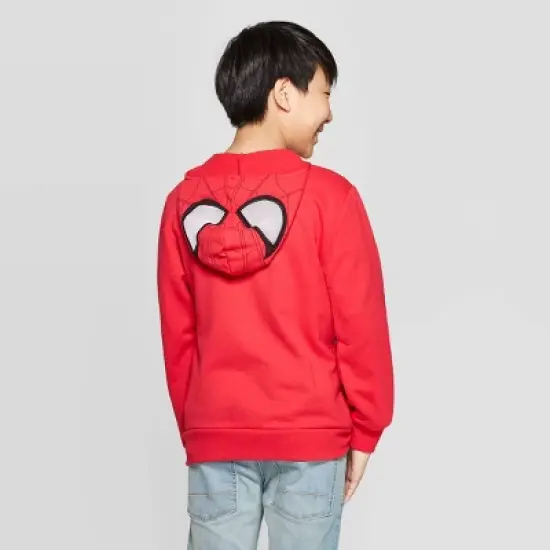 Kids' Spider-Man Costume Fleece Sweatshirt - Red image {1}