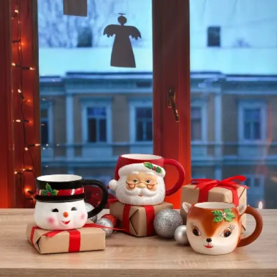 Mr. Christmas 16oz Holiday Character Ceramic Mug image {3}