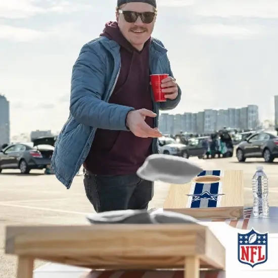 NFL Dallas Cowboys 1'x2' Wood Cornhole Set image {6}