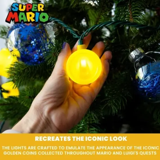 Super Mario Bros. Coin String Lights image {3}
