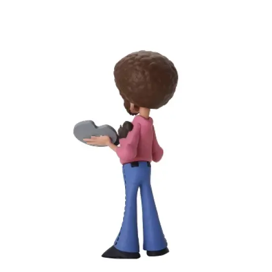 Bob Ross - 6" Scale Action Figure - Toony Classics Bob Ross with Peapod image {2}