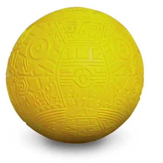 Swim Central 7" Shark Bites Grip Balls Geometric Pattern Swimming Pool Toy - Yellow image {3}