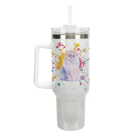 100 North Long Live Cowgirls Cowboy Hat Flowers Wrap-Around 40 Oz. Stainless Steel Water Bottle Coffee Mug, Spill & Leak Resistant, Travel Tumbler image {5}