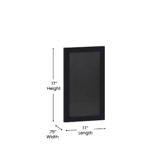 Merrick Lane Set of 10 Wall Mount Magnetic Chalkboards image {6}