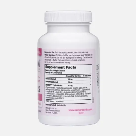 Biom Probiotics Feminine Support Probiotics Capsules (30 count) image {4}