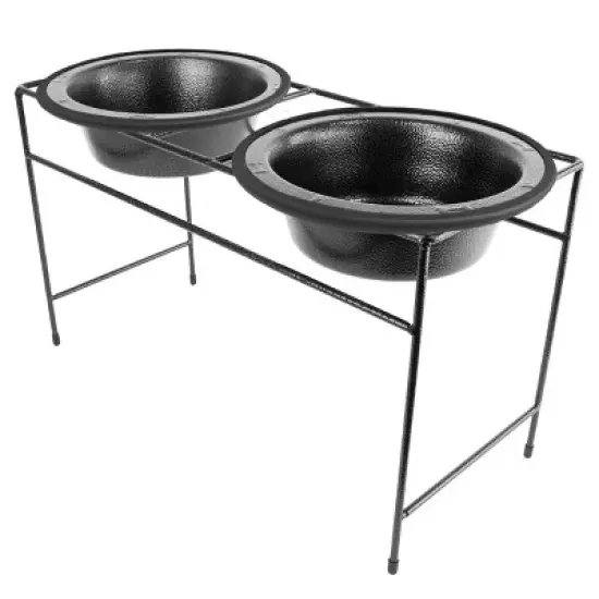 Platinum Pets Modern Double Silver Vein Diner Bowls image {2}