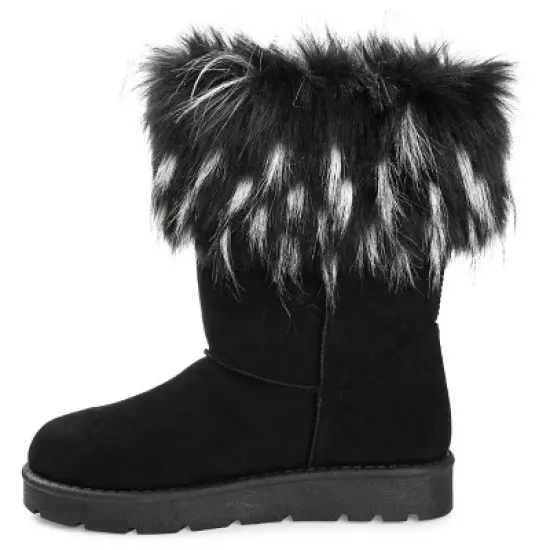 Journee Collection Womens Zorah Round Toe Pull On Winter Boots image {1}