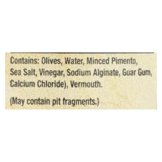 Santa Barbara Olive Co. Pimento Martini Olives - Case of 6/5 oz image {6}