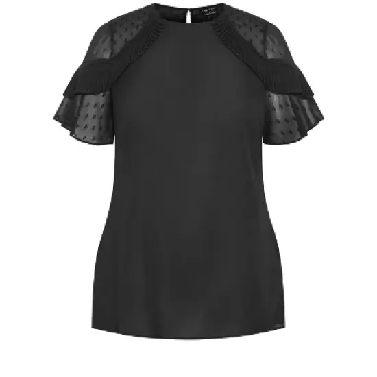 Women's Plus Size TOP CLARA | CITY CHIC image {2}