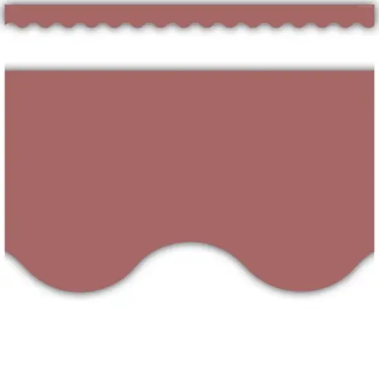 Teacher Created Resources&reg; Deep Rose Scalloped Border Trim, 35 Feet Per Pack, 6 Packs image {2}