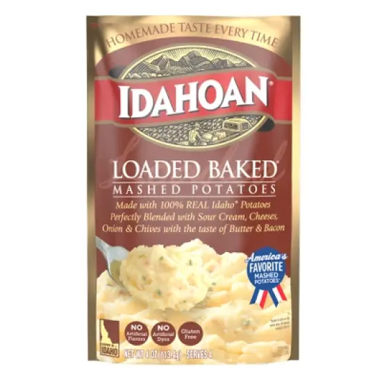 Idahoan Gluten Free Loaded Baked Flavored Mashed Potatoes - 4oz image {3}