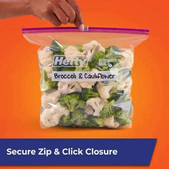 Hefty Gallon Food Storage Slider Bag image {3}