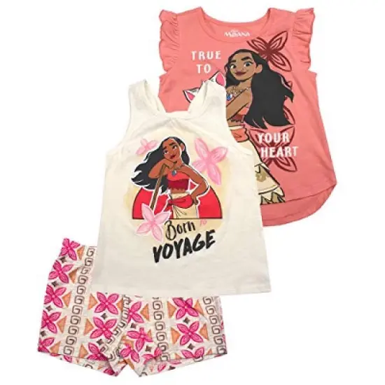 Disney Girl's 3-Pack Fancy Nancy Short Set with Tee, Tank Top and Print Shorts for Toddlers image {9}
