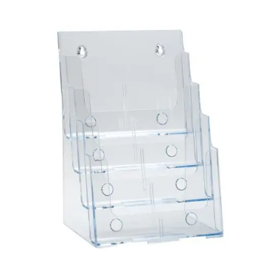 Azar Displays Four-Tier Four-Pocket Letter Sized Brochure Holder image {4}