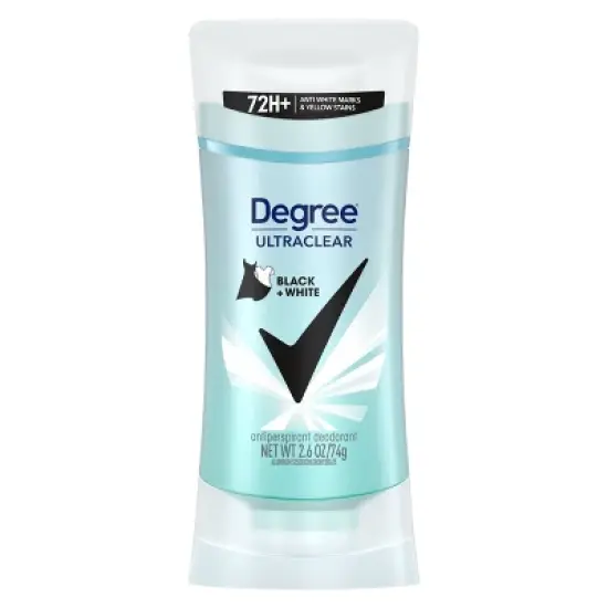 Degree UltraClear Antiperspirant & Deodorant Black + White Anti-White Marks and Yellow Stains - 2.6oz image {5}