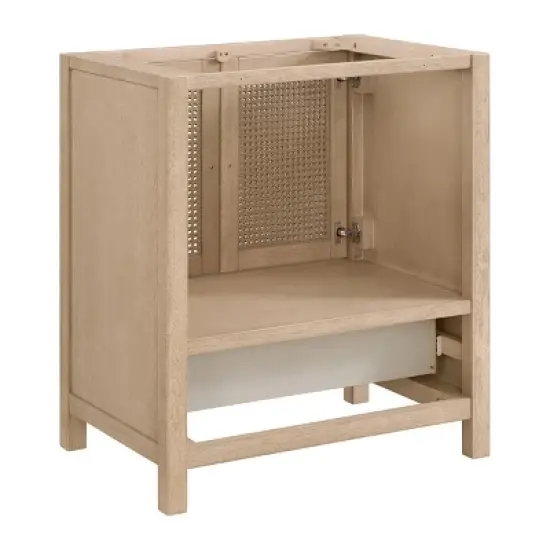Alaterre Furniture Lucca Bathroom Vanity - Freestanding Cabinet Without Top image {5}