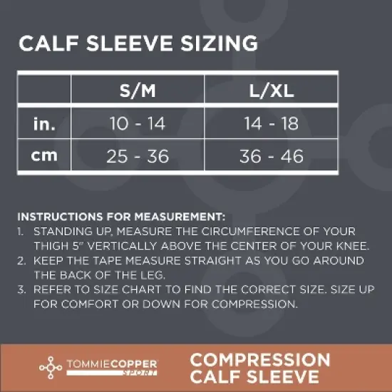 Tommie Copper Sport Compression Calf Sleeve image {5}